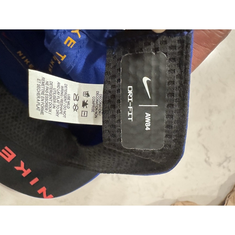 Nike Trail 5 Panel AW84 Dri-Fit 5 Panel Running Hat Cap Blue  OSFA Adult - Picture 6 of 7